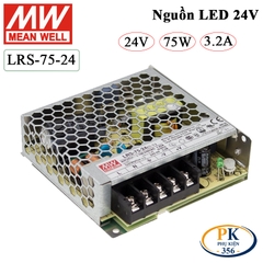 Bộ nguồn led DC 24V-3.2A Meanwell LRS-75-24 75W