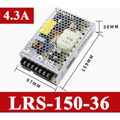 Bộ nguồn led 36V-4.3A Meanwell LRS-150-36 150W 36V