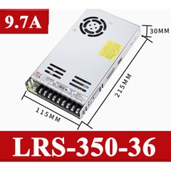 Bộ nguồn led 36V-9.7A Meanwell LRS-350-36 350W 36V