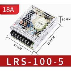 Bộ nguồn led DC 5V-18A Meanwell LRS-100-5 100W