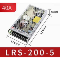Bộ nguồn led DC 5V-40A Meanwell LRS-200-5 200W