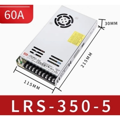 Bộ nguồn led 5V-60A Meanwell LRS-350-5 350W 5V