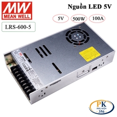 Bộ nguồn led DC 5V-100A Meanwell LRS-600-5 500W