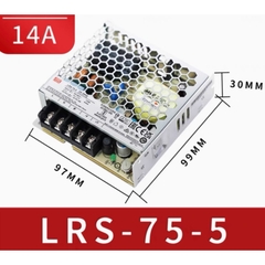 Bộ nguồn led DC 5V-14A Meanwell LRS-75-5 75W