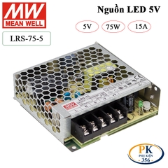 Bộ nguồn led DC 5V-14A Meanwell LRS-75-5 75W