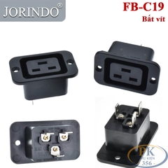 Ổ cắm nguồn IEC C8 ổ cắm dùng cho dây nguồn số 8 thay thế cho chân loa, chân tivi hãng Jorindo
