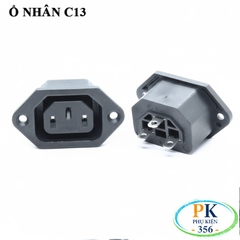 Ổ cắm nguồn điện C13 OEM – Dùng cho PC, UPS, DPU, Nồi cơm, Ấm nước – 2500W