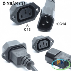 Ổ cắm nguồn điện C13 OEM – Dùng cho PC, UPS, DPU, Nồi cơm, Ấm nước – 2500W