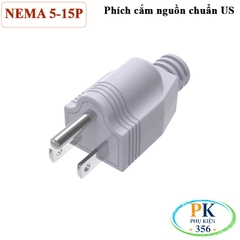 Đầu phích cắm nguồn 3 chấu US NEMA 5-15P 250V/10A | Cho UPS, máy tính, adapter – An toàn & bền bỉ