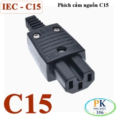 Phích cắm nguồn IEC C14 | Chân hợp kim đồng-niken mạ niken – Bền bỉ, an toàn cho server, UPS, PDU