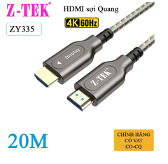 Cáp HDMI 2.0 sợi quang chuẩn 4K chính hãng Z-tek dài 10M đến 100M