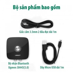 Ugreen 30445 Đầu nhận bluetooth 5.0 dùng cho loa âm ly CM123