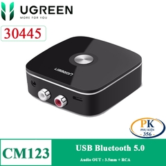 Ugreen 30445 Đầu nhận bluetooth 5.0 dùng cho loa âm ly CM123
