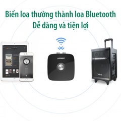 Ugreen 40759 Đầu nhận bluetooth 5.0 Qualcomm® aptX™ dùng cho loa âm ly CM106