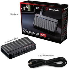 USB Capture thiết bị ghi hình livestream HDMI 4K USB Avermedia GC311