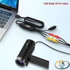 USB Ghi Hình AV S-Video MS2107 Capture 1080P USB 2.0 – Dùng Cho Máy Nội Soi, Siêu Âm, Camera Analog