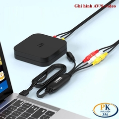 USB Ghi Hình AV S-Video MS2107 Capture 1080P USB 2.0 – Dùng Cho Máy Nội Soi, Siêu Âm, Camera Analog