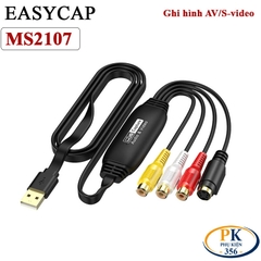 USB Ghi Hình AV S-Video MS2107 Capture 1080P USB 2.0 – Dùng Cho Máy Nội Soi, Siêu Âm, Camera Analog