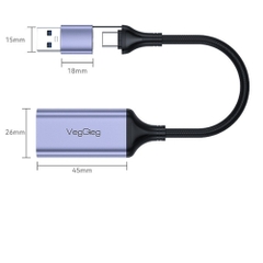 Bộ USB ghi hình capture HDMI 1080P Veggieg V-Z632