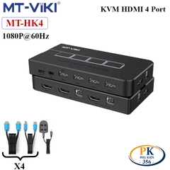 Bộ chuyển mạch KVM Switch HDMI 2 cổng 1080@60Hz MT-viki MT-KH2
