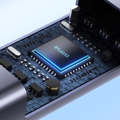 Cáp chuyển đổi USB type C sang mạng LAN RJ45 100Mbps, USB-C to lan RJ45 VEGGIEG V-K309