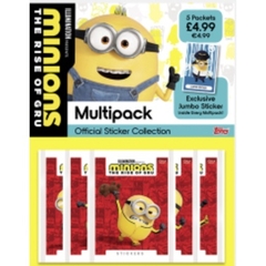 Gói thẻ Topps Minions The Rise of Gru Sticker MULTIPACK