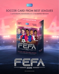 Hộp thẻ bóng đá SCM FEFA 2025