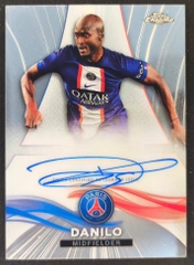 DANILO ON CARD AUTO TOPPS PSG SET CHROME TLO