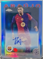 2024-25 Topps UEFA Club Competitions Ronald Araujo Auto /150 BARCA BARCELONA TLO