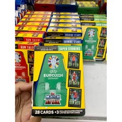 Hộp thẻ Topps Match Attax Euro Blooster Mini Tin 2024