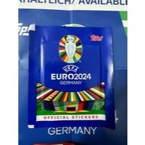 Gói thẻ bóng đá UEFA Topps Euro 2024 Sticker Pack