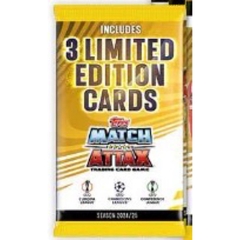 Gói thẻ bóng đá Limited Edition Topps Match Attax 2024/25 Pack