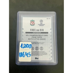 U645 Van Dijk Relic Liverpool Topps Match Attax 2024/25