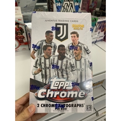 Hộp thẻ bóng đá Juventus Topps Chrome Hobby Box 2022/23