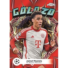 Hộp Thẻ Bóng Đá Topps Chrome UCC Hobby 2023/24 Box