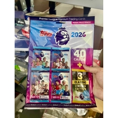 Gói thẻ cầu thủ Topps Premier League Mega Multipack 2025/26