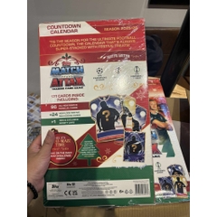 Hộp thẻ cầu thủ bóng đá Countdown Calendar Topps Match Attax UCL 2025/26