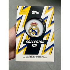 Hộp Thẻ Bóng Đá Real Madrid Topps Collector Tin 2025/26