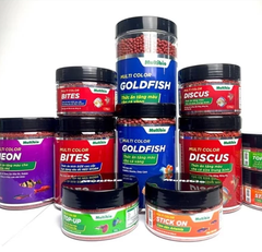 Cám Multibio - Thức ăn lên màu dành cho cá nhỏ Neon, bảy màu