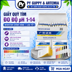 GIẤY QUỲ TÍM, TEST PH, ĐO ĐỘ PH 1-14 NEWSTAR CHÍNH HÃNG