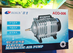 Máy sủi khí oxy ACO 006 – 008 – 010 – 012 Công suất mạnh – Chạy êm – Bền bỉ cho hồ cá chuyên nghiệp