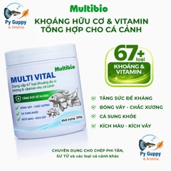 🐠 BỘ SẢN PHẨM CHĂM SÓC CÁ CẢNH CHUYÊN NGHIỆP MULTIBIO - TH UỐC TÍM - KHOÁNG MULTI VITAL - VITAMIN C🐠