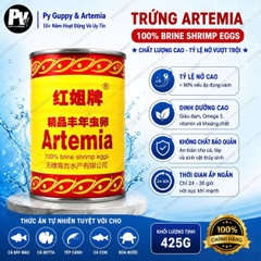 Trứng Artemia lon vàng Trung quốc tỷ lệ nở 85%
