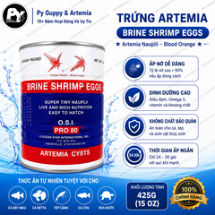 Artemia mỹ OSI chính hãng ( đáy đỏ, TLN 95% )