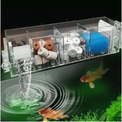 🐠Lọc Tràn Tích Hợp Máy Bơm Jeneca - Có Nhiều Ngăn Chứa Vật Liệu Lọc - Kiểu Dáng Đẹp