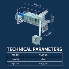 🐠Lọc Tràn Tích Hợp Máy Bơm Jeneca XGD - Có Nhiều Ngăn đã có Chứa Vật Liệu Lọc - Kiểu Dáng Đẹp