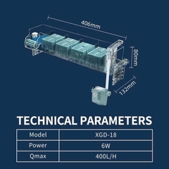 🐠Lọc Tràn Tích Hợp Máy Bơm Jeneca XGD - Có Nhiều Ngăn đã có Chứa Vật Liệu Lọc - Kiểu Dáng Đẹp