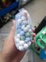 Bi sứ đủ màu vật liệu lọc cho bể cá, sứ lọc bi viên Subtrate nhiều màu