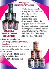 Cám JM Goldfish Super Color Gói 500gr hạt chìm