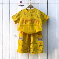 13kg -15 kg Bộ thun bé trai cotton 4 chiều